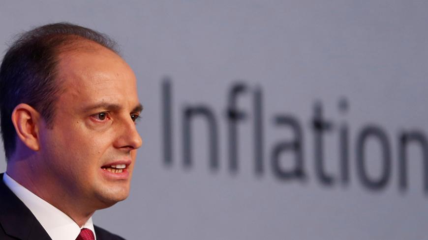 Turkey's central bank governor Murat Cetinkaya speaks during a news conference in Istanbul, Turkey, October 27, 2016. REUTERS/Murad Sezer - RTX2QOCR